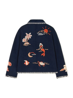 Alanui Remember Me Jacket Deep Blue