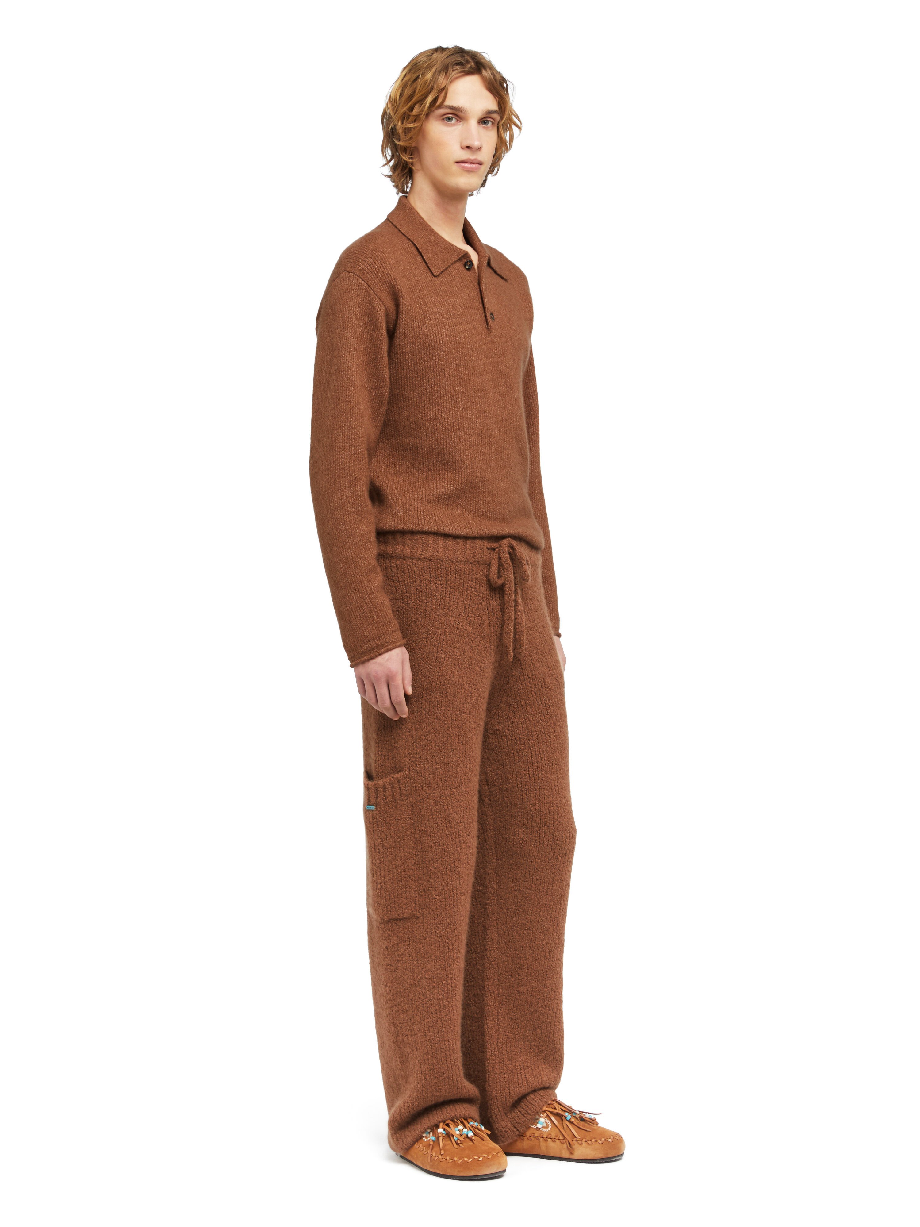 Alanui Alanui Finest Pants Luli Brown LMHG015E25KNI001