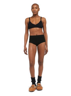 Alanui Cashmere Culotte Black