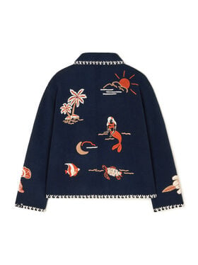 Alanui Remember Me Jacket Deep Blue