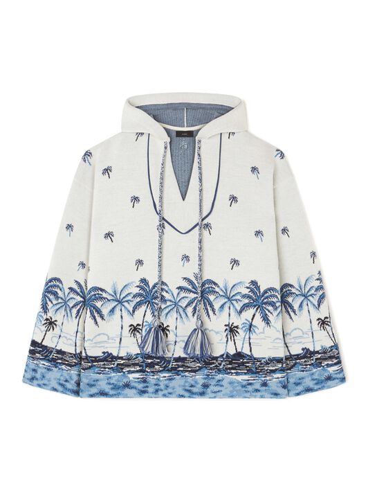 Alanui The Tale Of A Hawaiian Hoodie White-Multicolor LMHU001E24KNI001