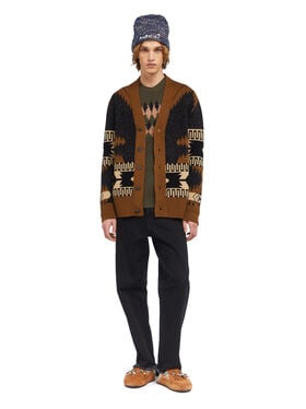 Alanui Dreamscape Icon Cardigan Black-Dakar LMHB035E25KNI001