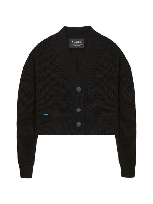 Alanui Alanui Finest Cardicrop Black LWHB055R26KNI001