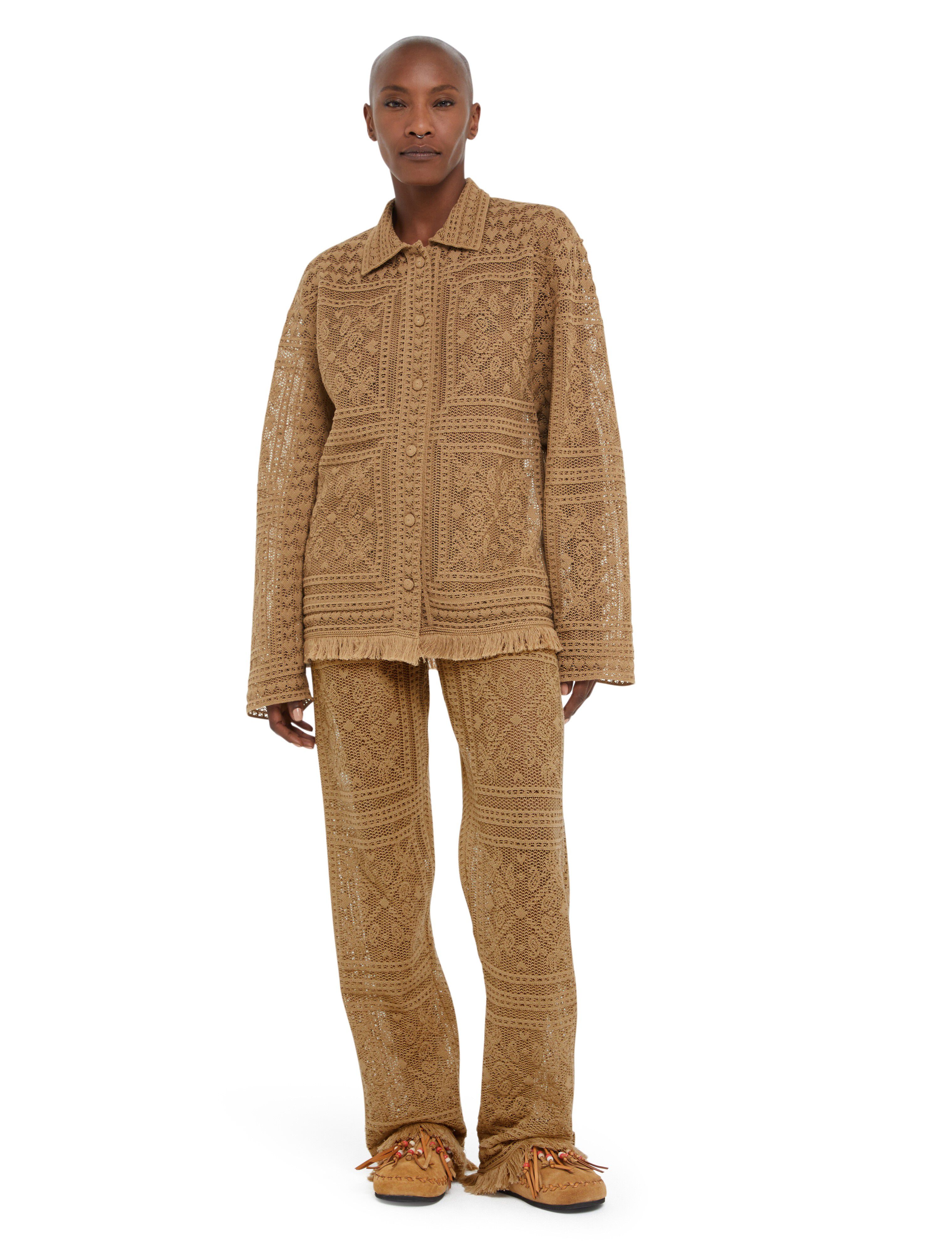 Alanui Kiss By The Book Pants Sand LWHG015R25KNI002