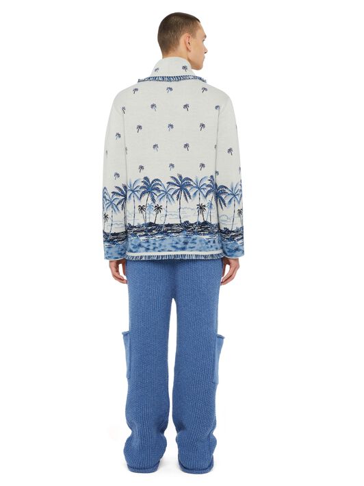 Alanui The Tale Of A Hawaiian Cardigan White-Multicolor LMHB039E24KNI002