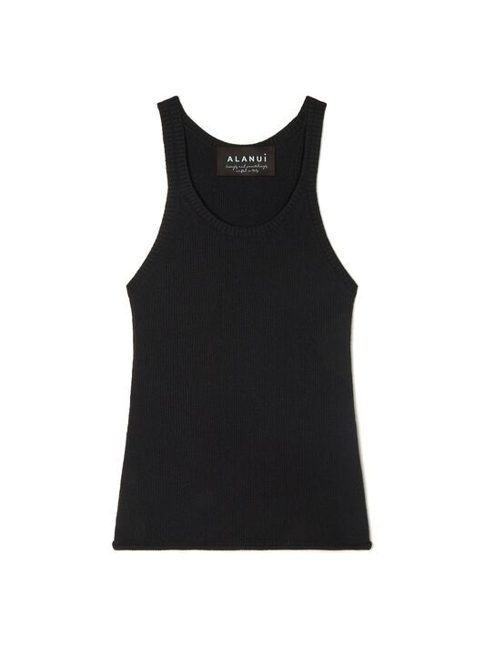 Alanui Alanui Finest Tank Top Black LWHT005R25KNI001