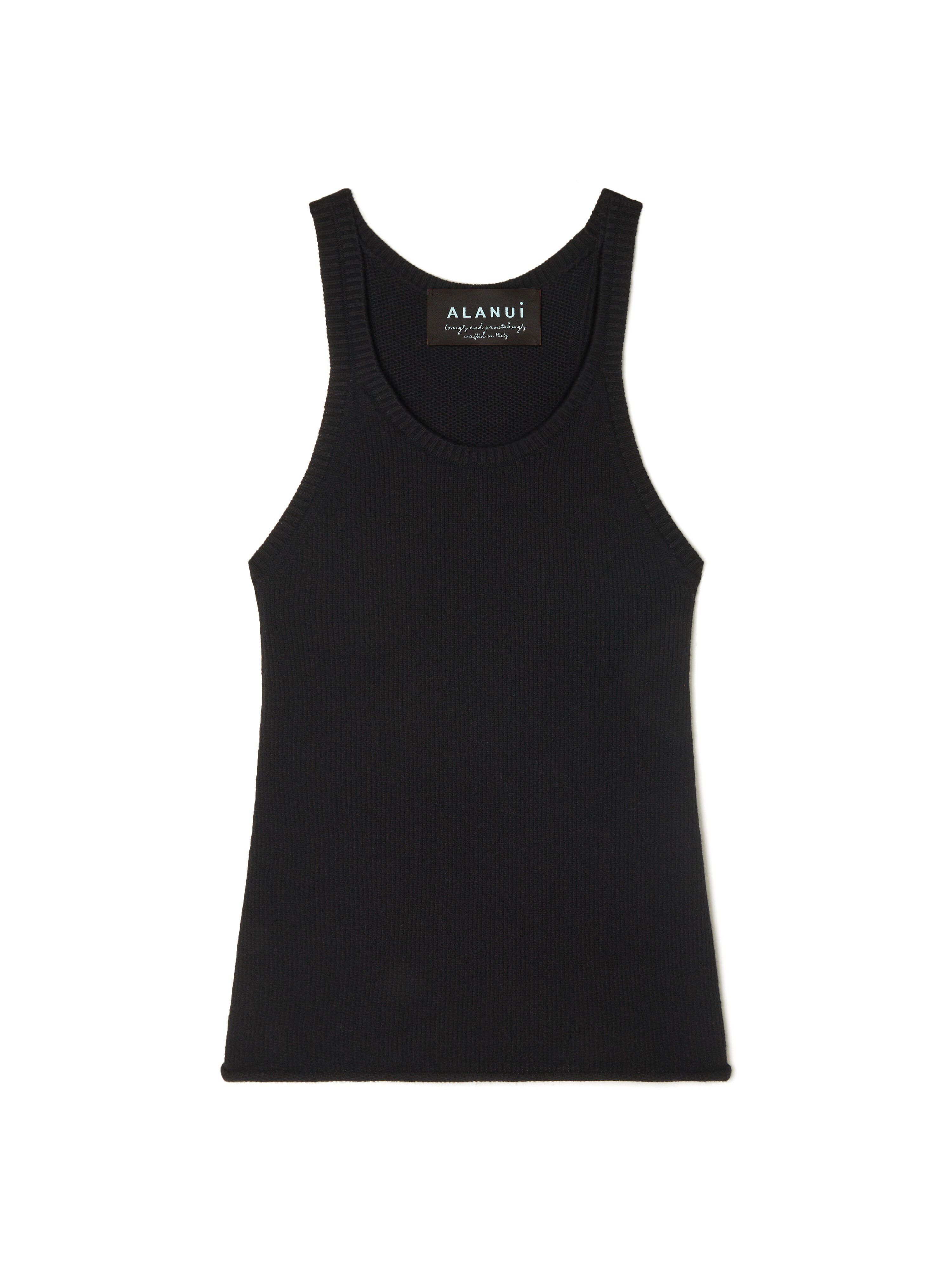 Alanui Alanui Finest Tank Top Black LWHT005R25KNI001