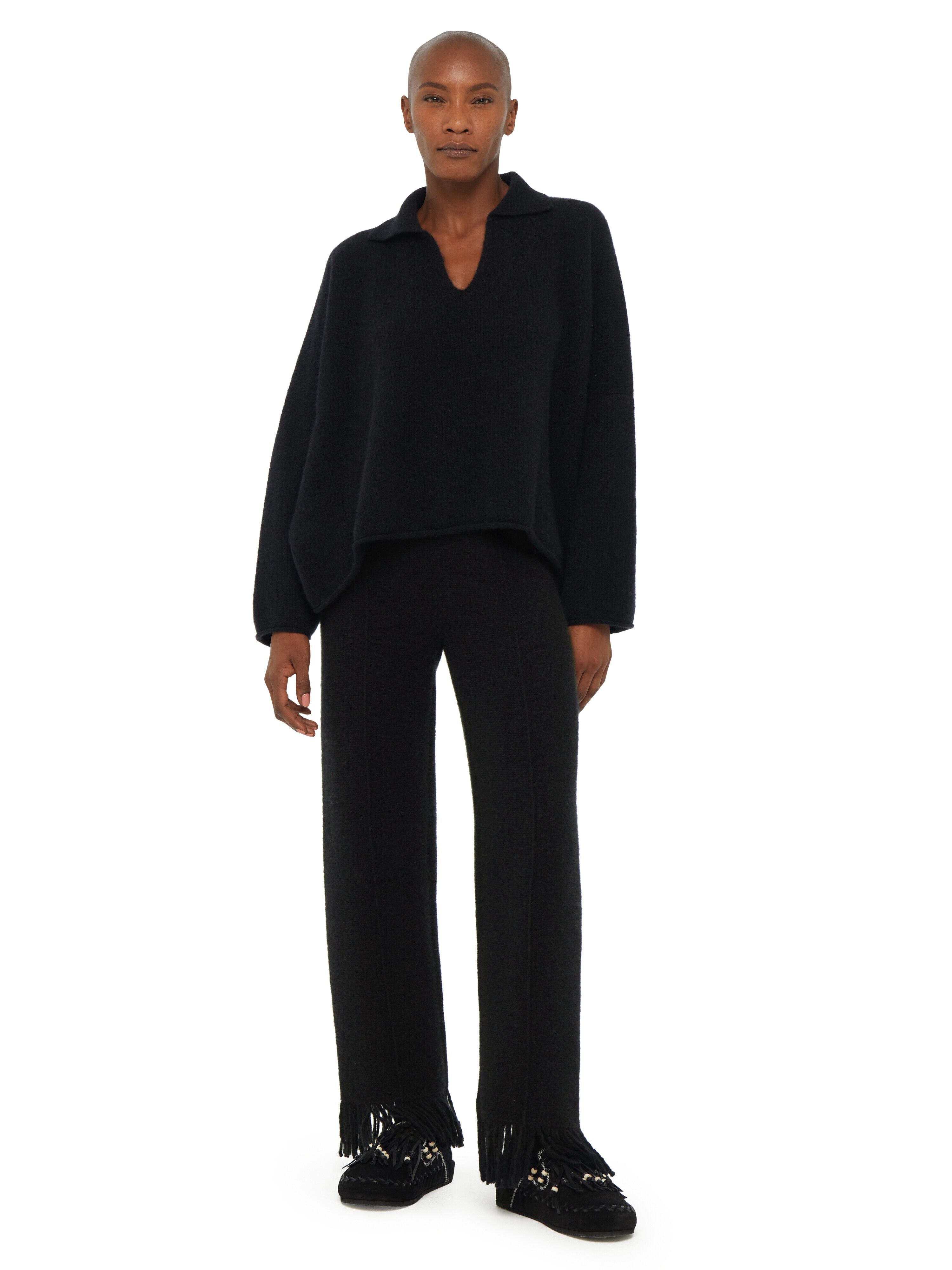 Alanui Alanui Finest Pants Black LWHG001E24KNI002
