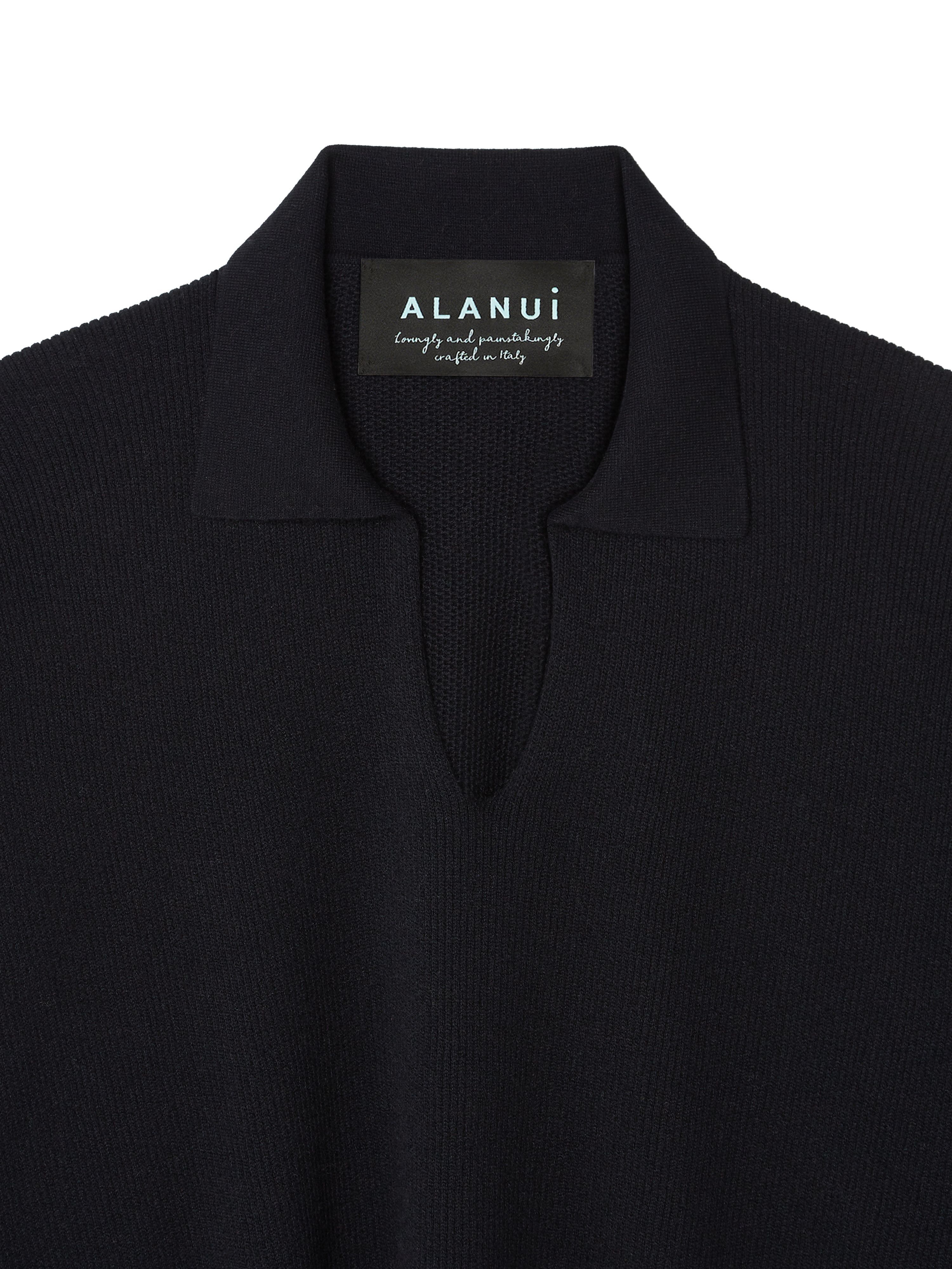 Alanui Alanui Finest Polo Black LWHV002R25KNI002