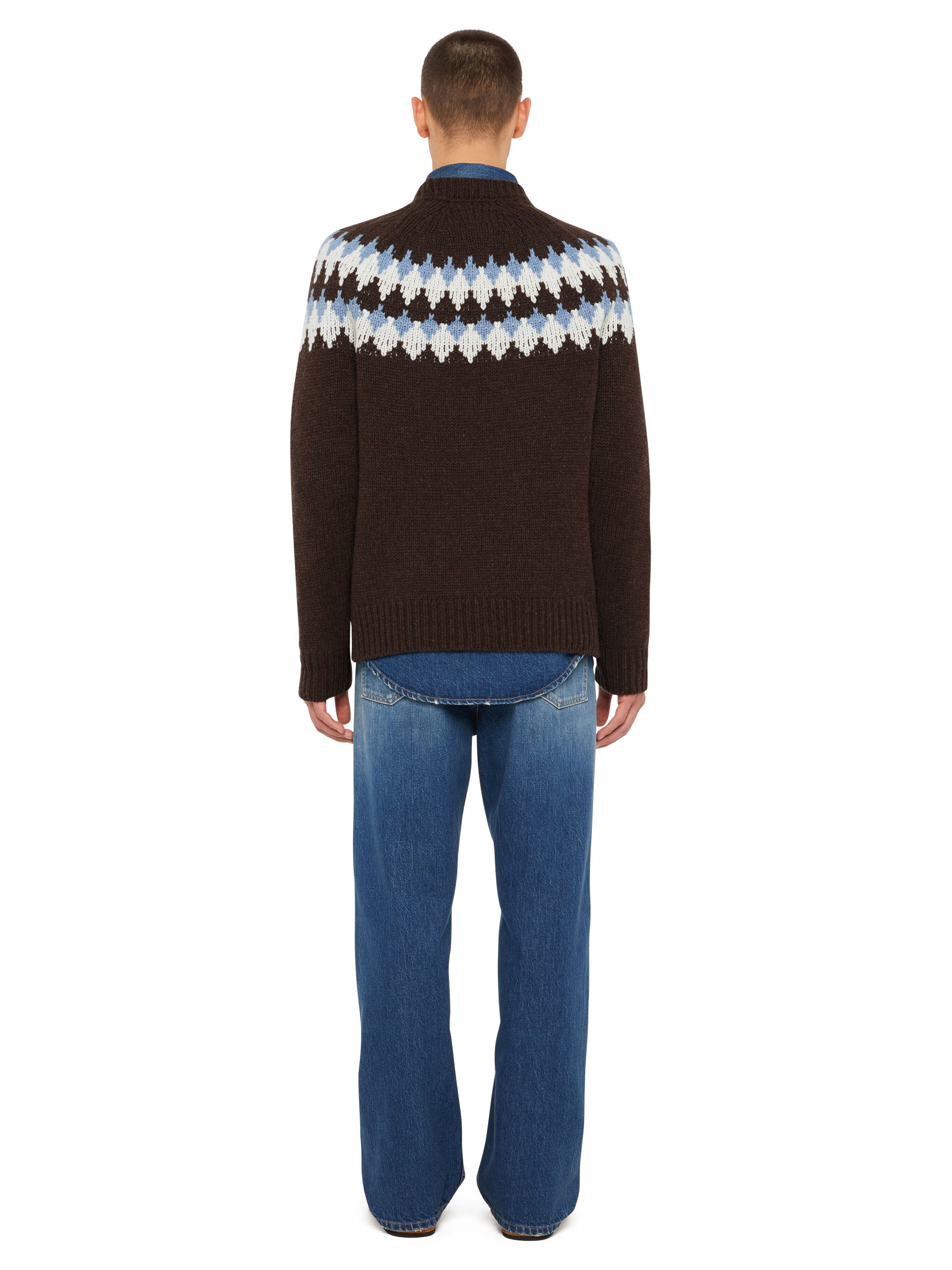 Alanui Sweet Winter Sweater Caffee-Multicolor LMHE016E24KNI001