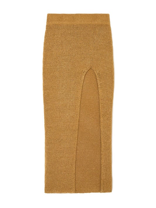 Alanui Island Memories Skirt Golden Hour LWHL02CR26KNI001 Alanui Island Memories Skirt Golden Hour LWHL02CR26KNI001