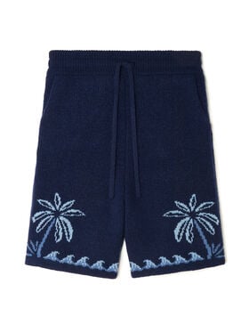 Alanui Glimpse Of Eden Shorts Midnight-Denim LMHM004E25KNI002