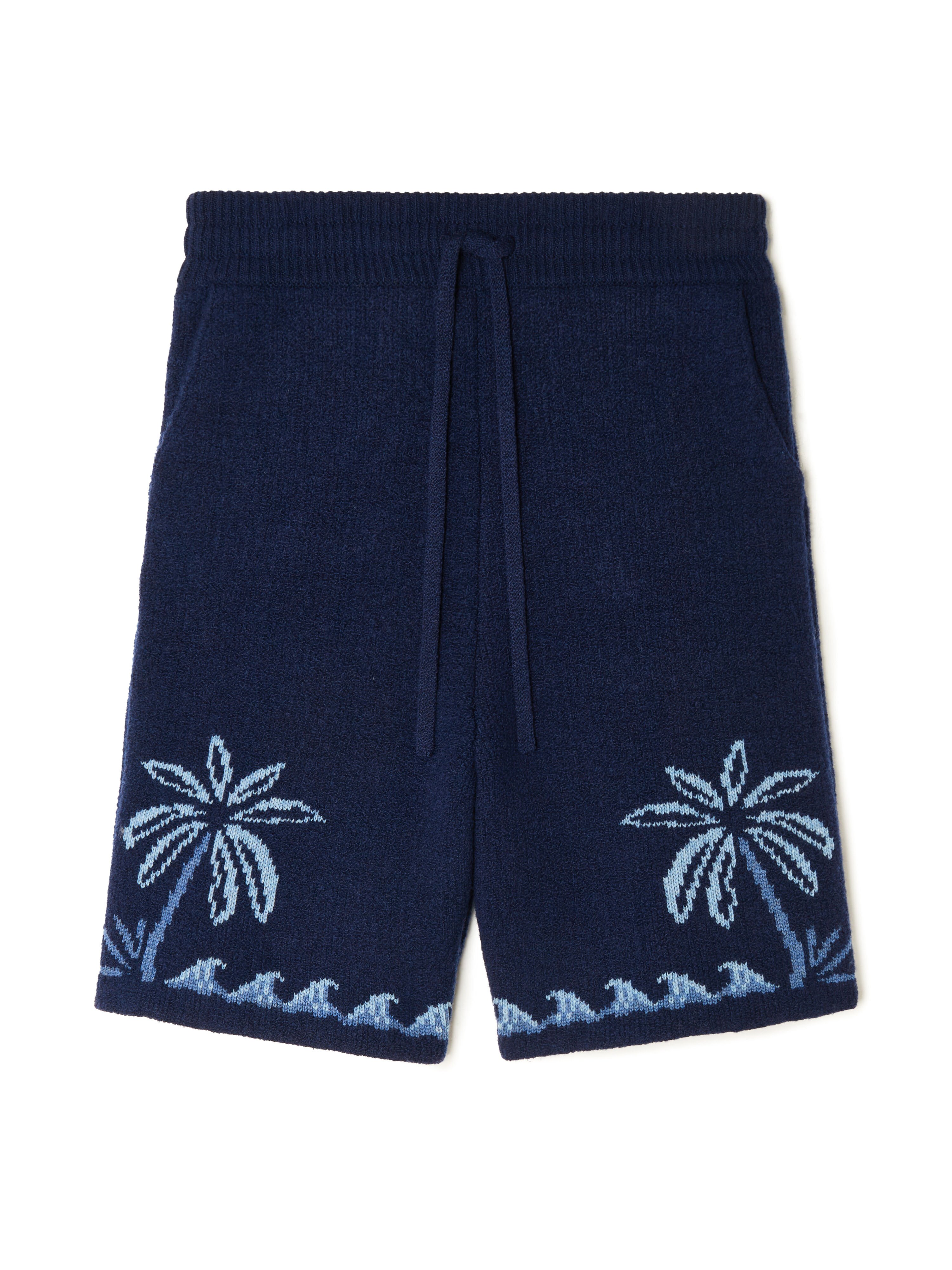 Alanui Glimpse Of Eden Shorts Midnight-Denim LMHM004E25KNI002