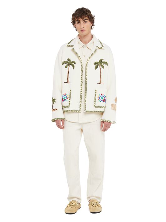 Alanui Remember Me Jacket Panna LMHQ002R25KNI001