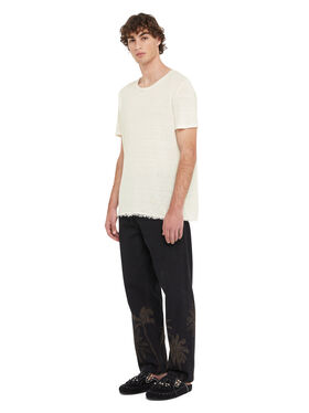 Alanui T-Shirt Chalk