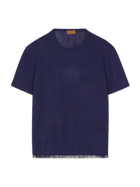 Alanui T-Shirt Indigo LMHW002R26KNI001