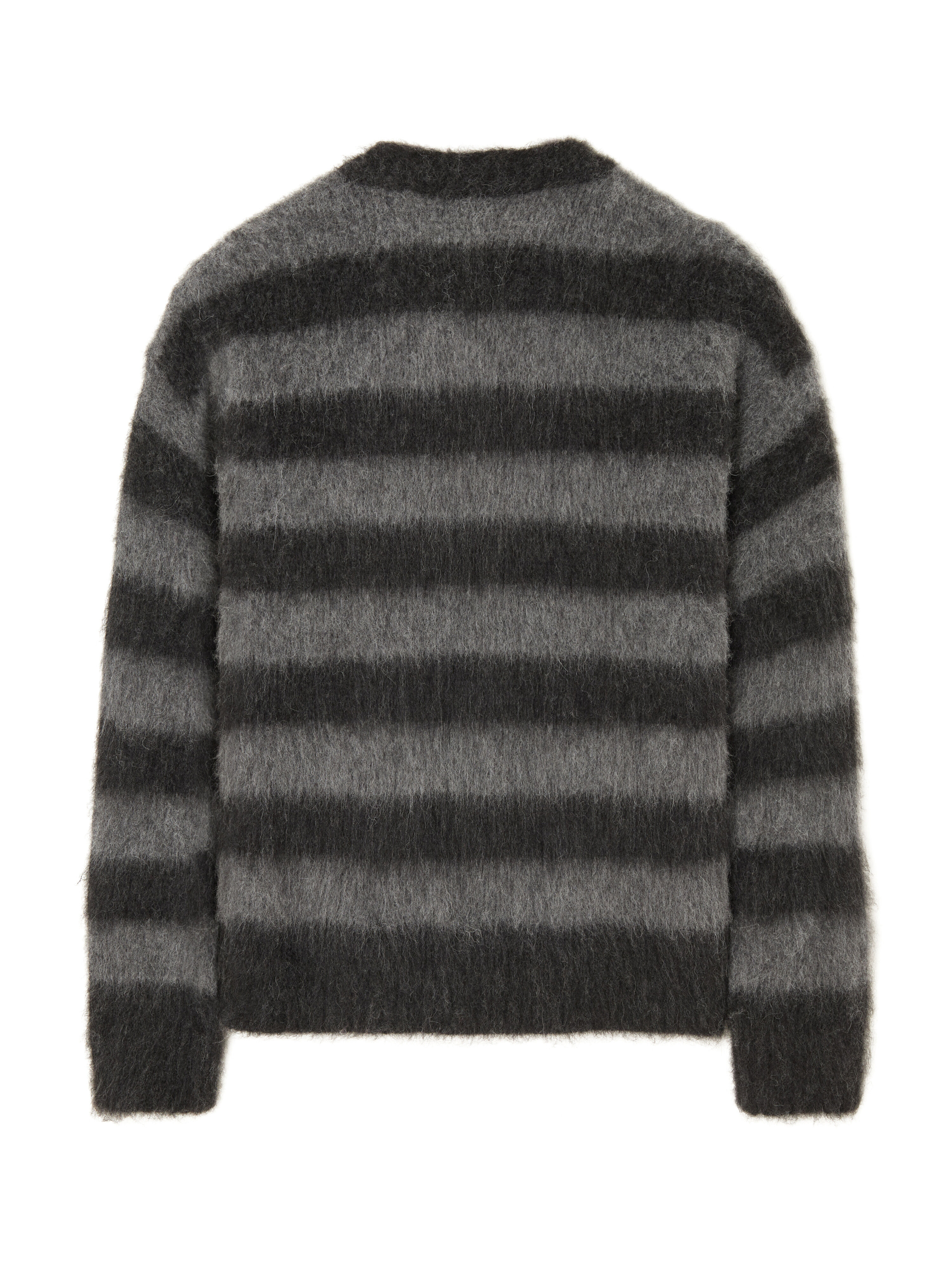 Alanui Grunge Stripes Sweater Charcoal-Ardesia LMHE033E25KNI006