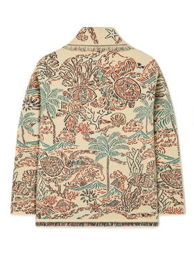 Alanui Sketched By The Sea Cardigan Sunlight-Multicolor