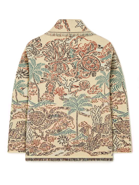 Alanui Sketched By The Sea Cardigan Sunlight-Multicolor LMHB039R26KNI006 Alanui Sketched By The Sea Cardigan Sunlight-Multicolor LMHB039R26KNI006