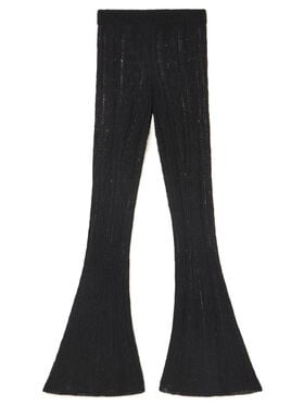 Alanui Desert Drift Pants Black LWHG017E25KNI001