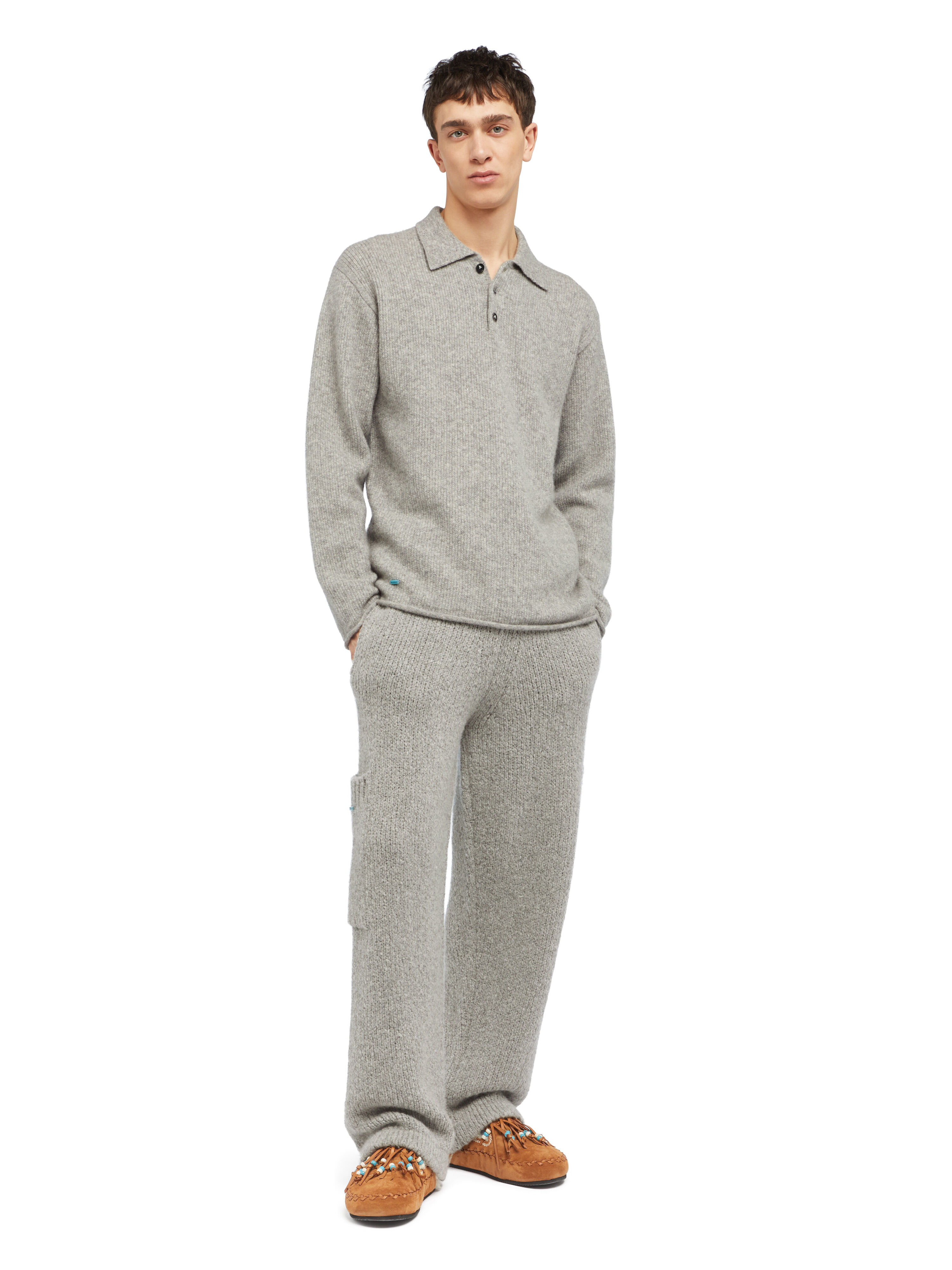 Alanui Alanui Finest Polo Coco Grey LMHV003E25KNI001