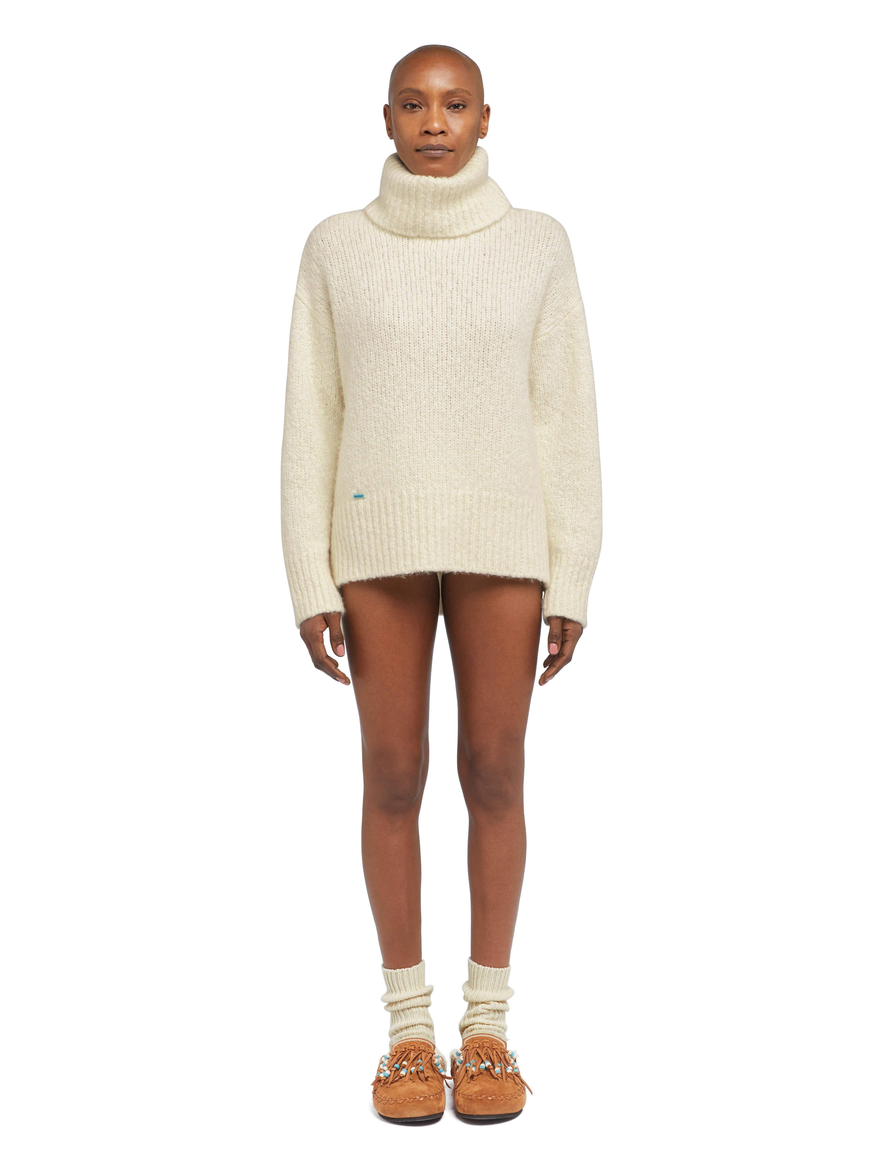 Alanui Alanui Finest Turtleneck White LWHF008E25KNI001