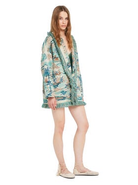 Alanui Lost In The Blue Cardigan Sea Shell-Multicolor