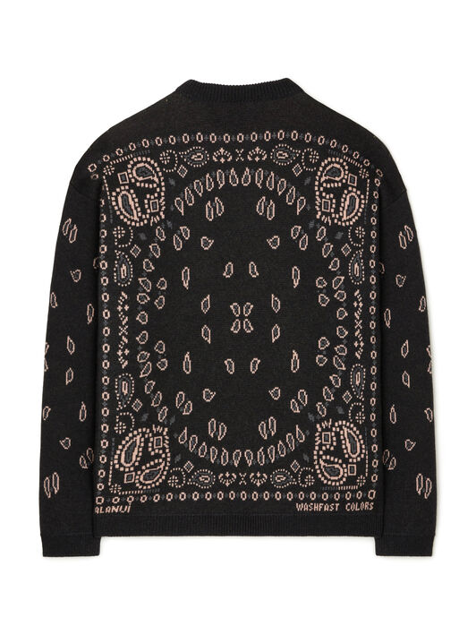 Alanui Collab The Little Prince Sweater Charcoal LWHE07DE25KNI001