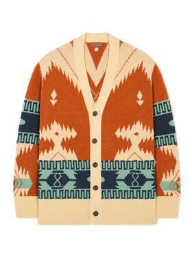 Alanui Golden Dusk Cardigan Sunrise-Sunlight