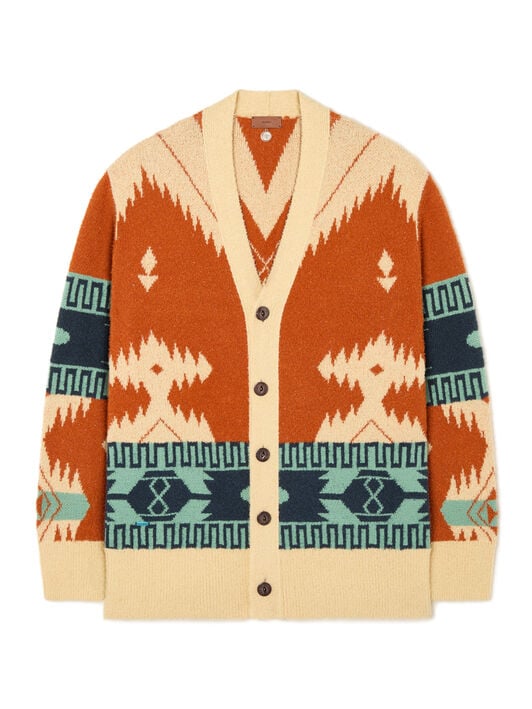 Alanui Golden Dusk Cardigan Sunrise-Sunlight LMHB035R26KNI001