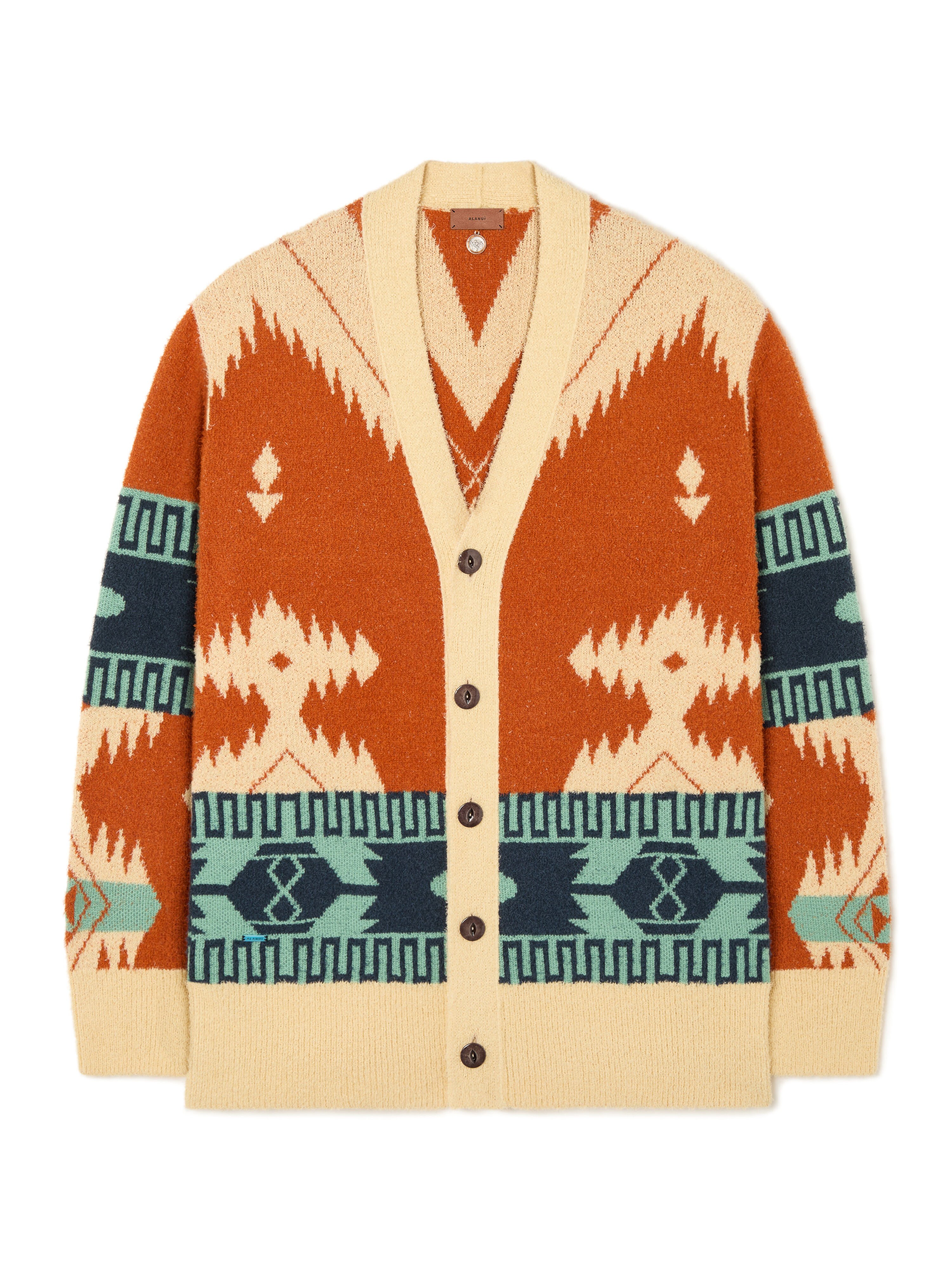 Alanui Golden Dusk Cardigan Sunrise-Sunlight LMHB035R26KNI001