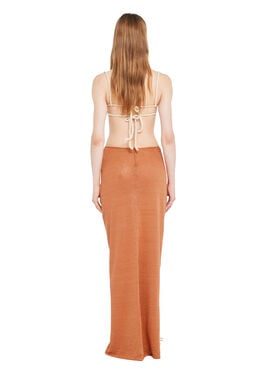 Alanui Mermaid Inside Skirt Red Earth