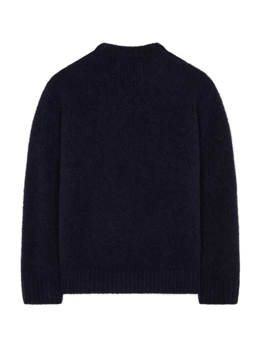 Alanui Alanui Finest Sweater Midnight Blue LMHE033E25KNI004 Alanui Alanui Finest Sweater Midnight Blue LMHE033E25KNI004