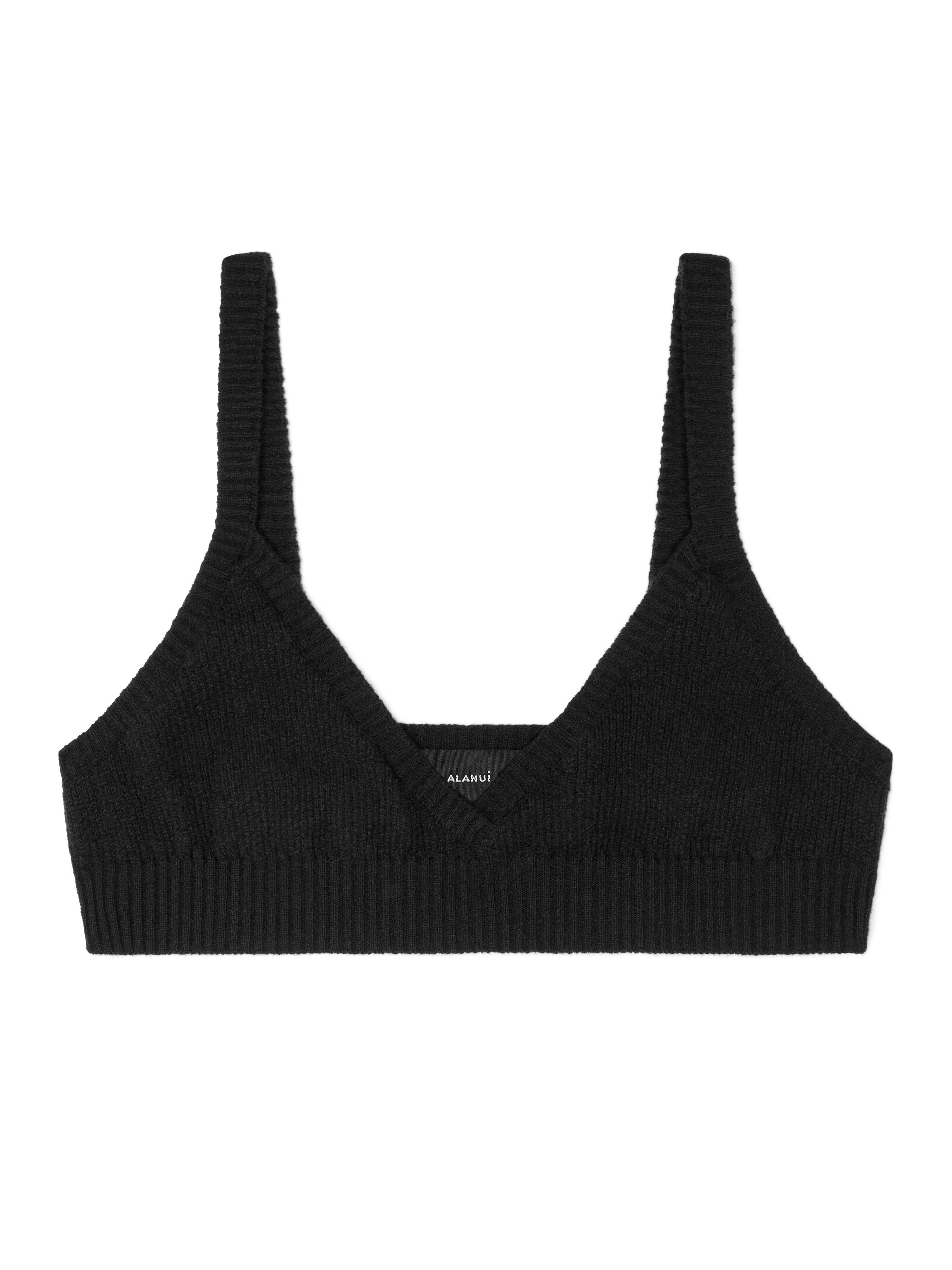 Alanui Cashmere Bra Black LWHR005E24KNI001