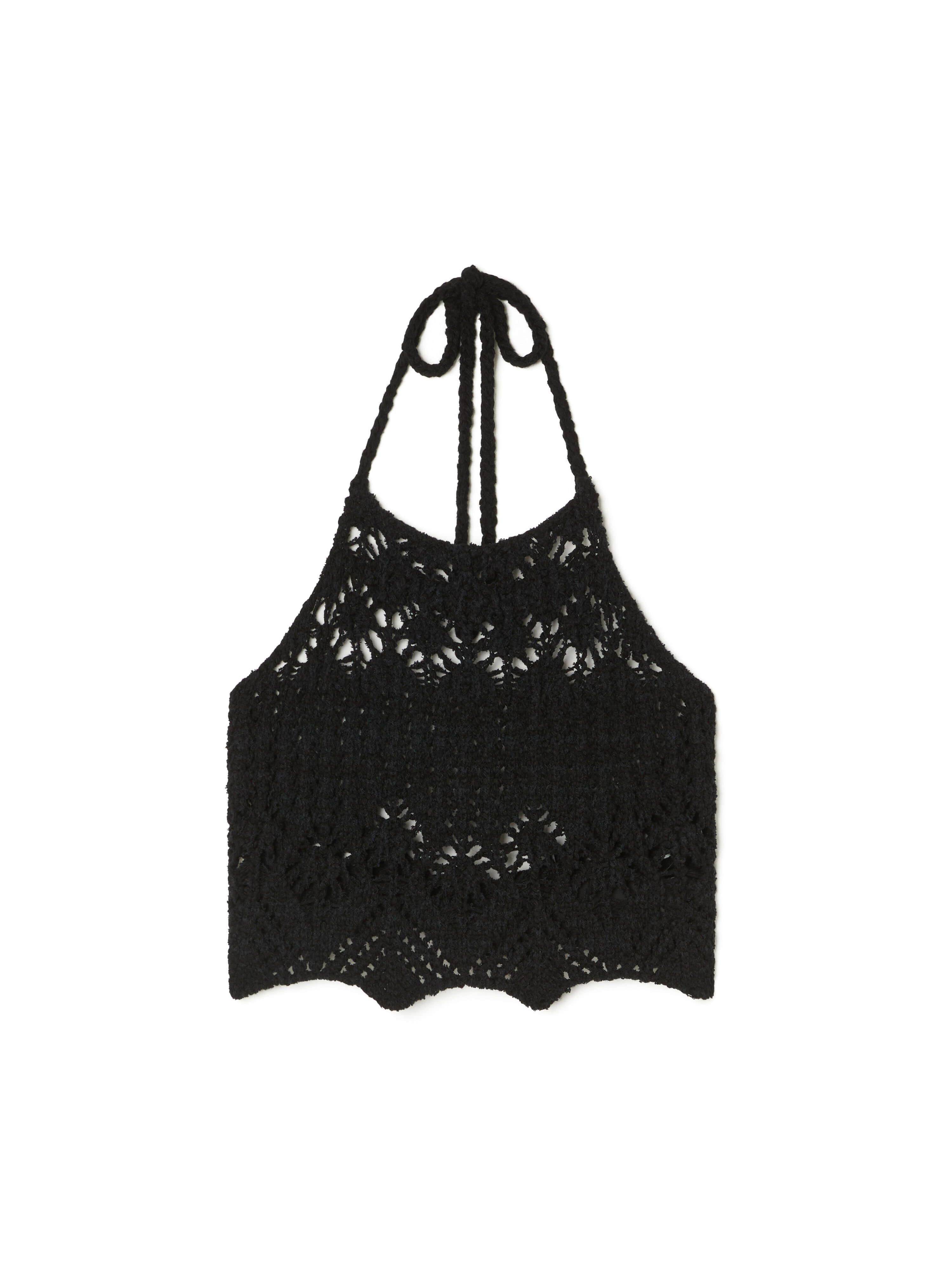 Alanui Lagoon Romance Top Black LWHT010R26KNI001