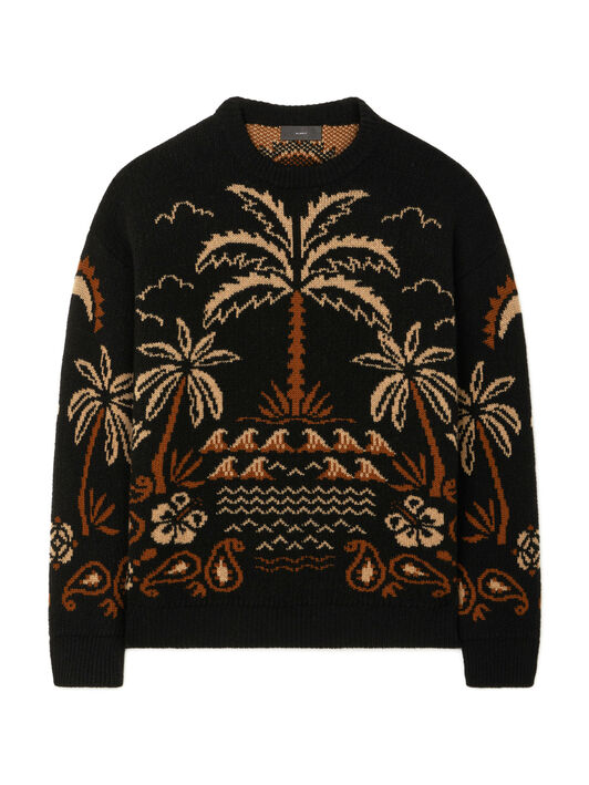 Alanui Glimpse Of Eden Sweater Black-Dakar LWHE068E25KNI001