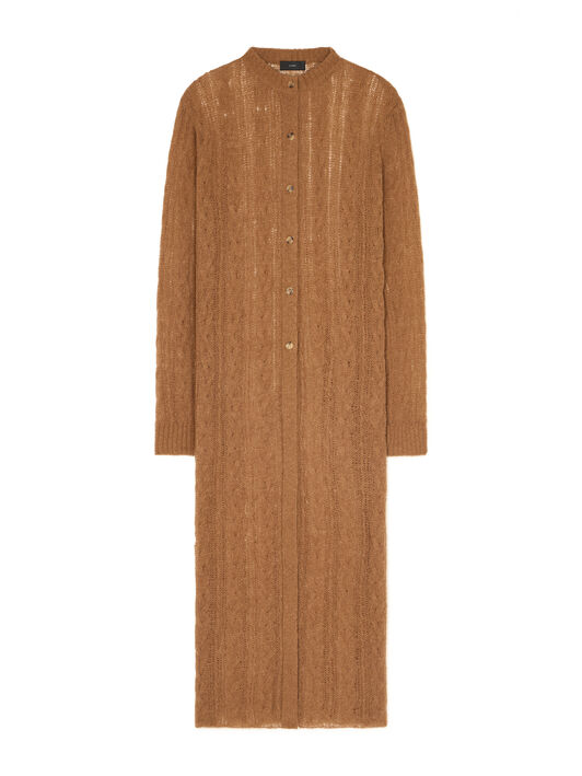 Alanui Desert Drift Cardigan Camel LWHB085E25KNI001