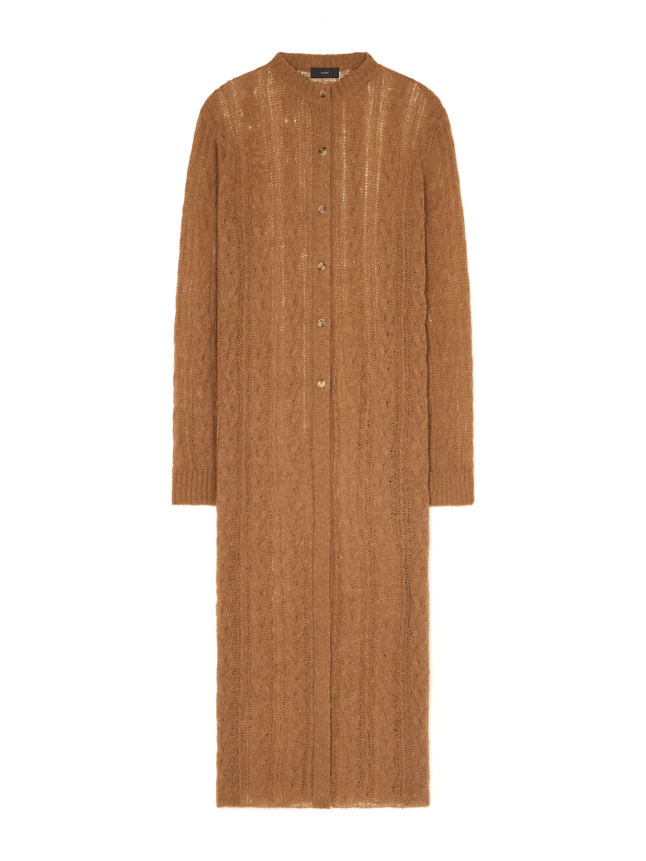 Alanui Desert Drift Cardigan Camel LWHB085E25KNI001