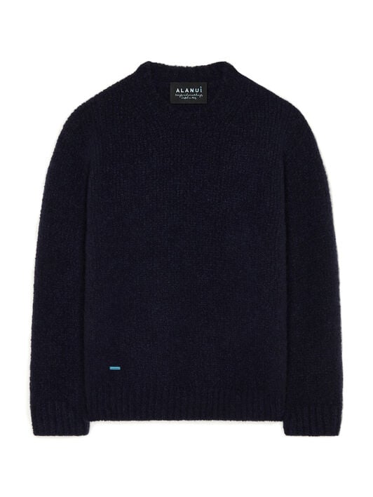 Alanui Alanui Finest Sweater Midnight Blue LMHE033E25KNI004 Alanui Alanui Finest Sweater Midnight Blue LMHE033E25KNI004