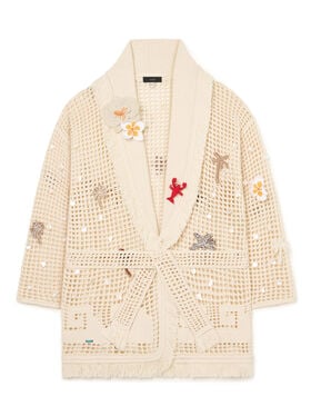 Alanui Where The Waves Begins Cardigan Sand