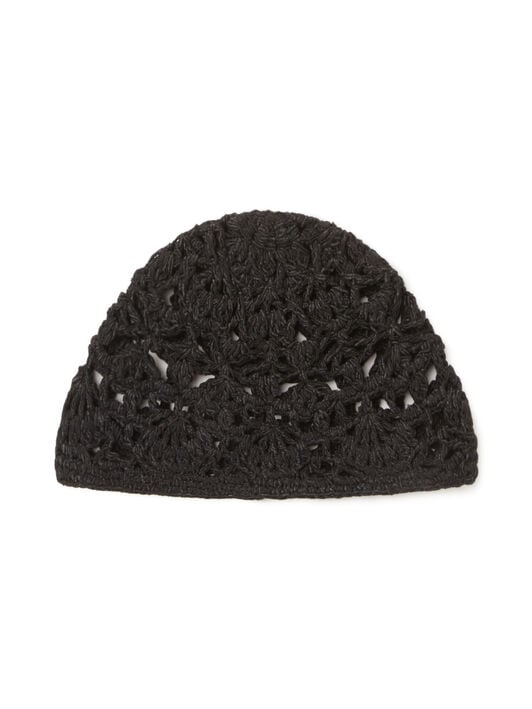 Alanui The Sound Of The Sea Hat Black LWLA040R26KNI001 Alanui The Sound Of The Sea Hat Black LWLA040R26KNI001