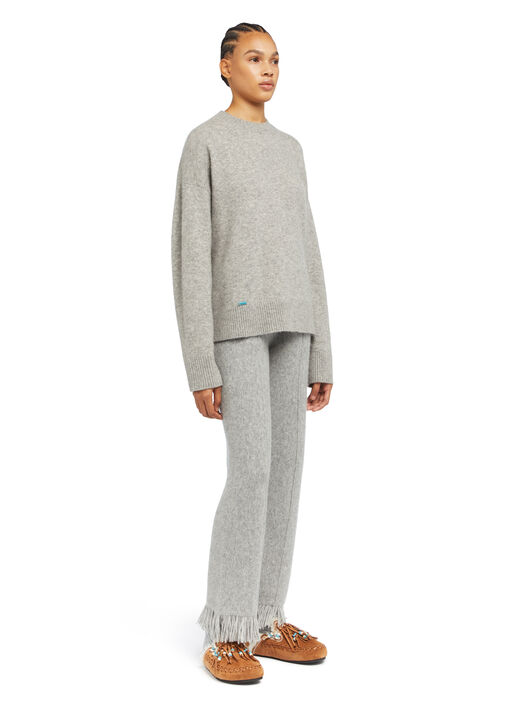 Alanui Alanui Finest Sweater Coco Grey LWHE067E25KNI001