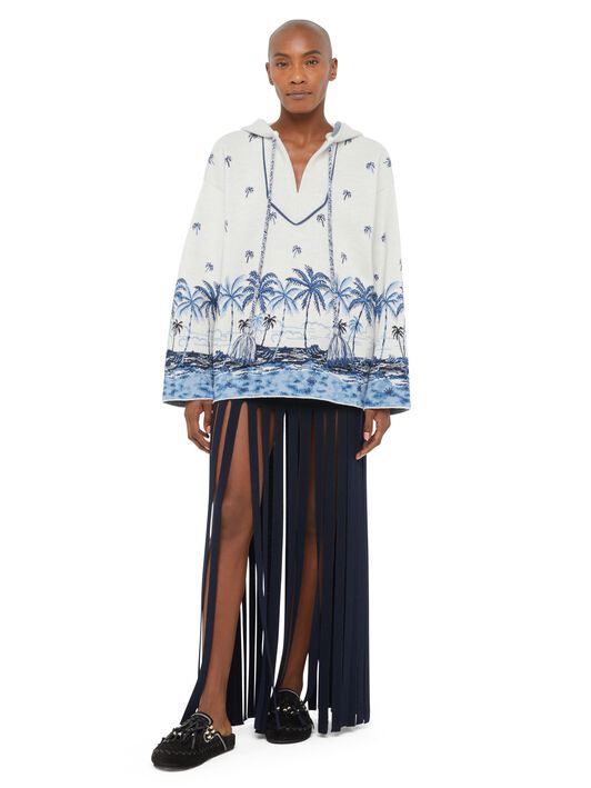 Alanui The Tale Of A Hawaiian Hoodie White-Multicolor LWHU004E24KNI001