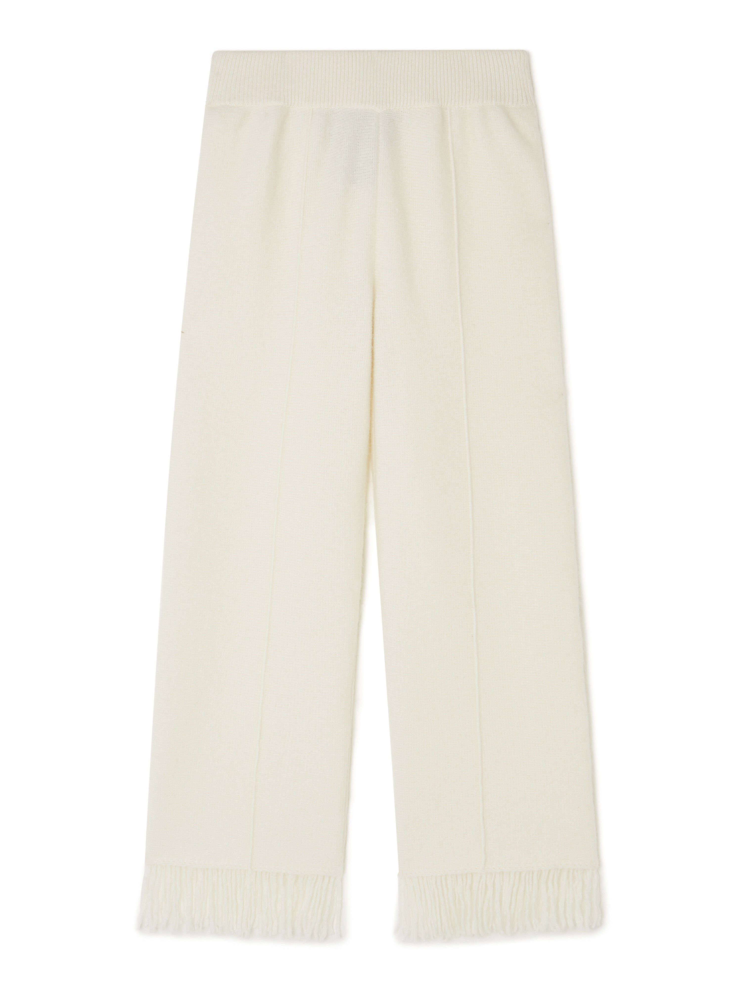 Alanui Alanui Finest Pants White LWHG001E24KNI002