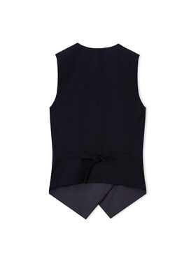 Alanui Giorgio Armani for Alanui Waistcoat Blue Navy