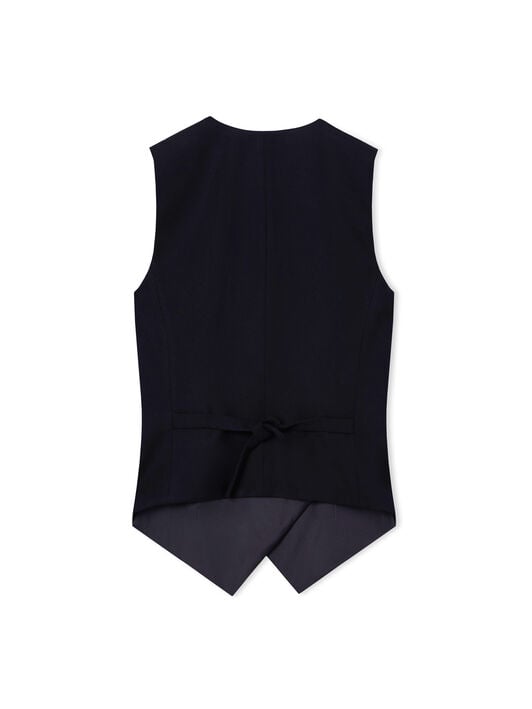 Alanui Giorgio Armani for Alanui Waistcoat Blue Navy