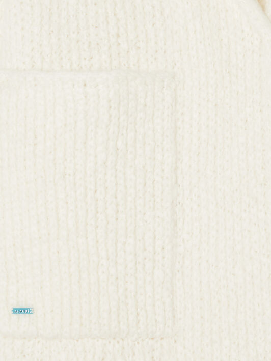 Alanui Alanui Finest Coat White LWHQ013E25KNI001 Alanui Alanui Finest Coat White LWHQ013E25KNI001