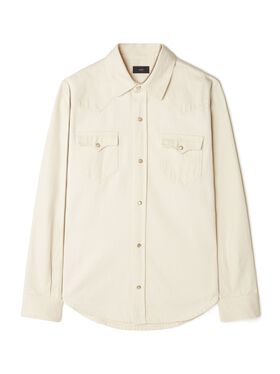 Alanui Raw Denim Shirt White Raw Denim LMYD007R25DEN005