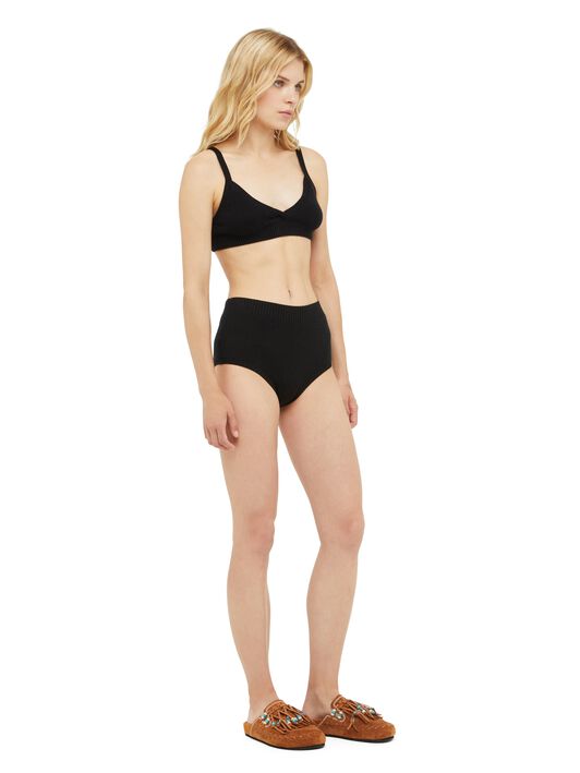 Alanui Alanui Finest Culotte Black LWHM020R24KNI001