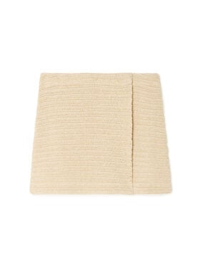 Alanui The Sound Of The Sea Wrap Mini Skirt Sea Shell LWHL008R26KNI001